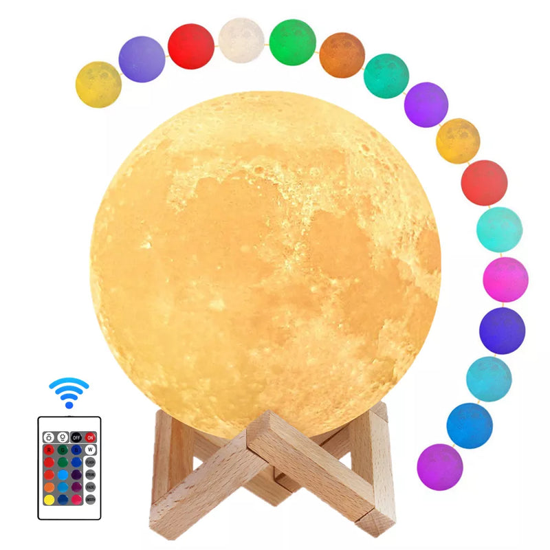 Lua Luminária 3D